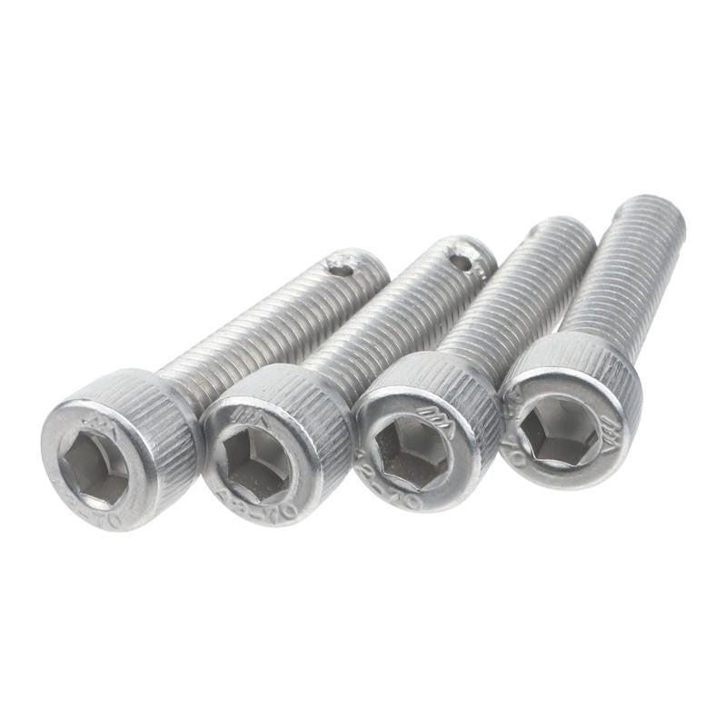 304 Stainless Steel Hex Socket Cap Head Screws With Hole On Tail M5-M20