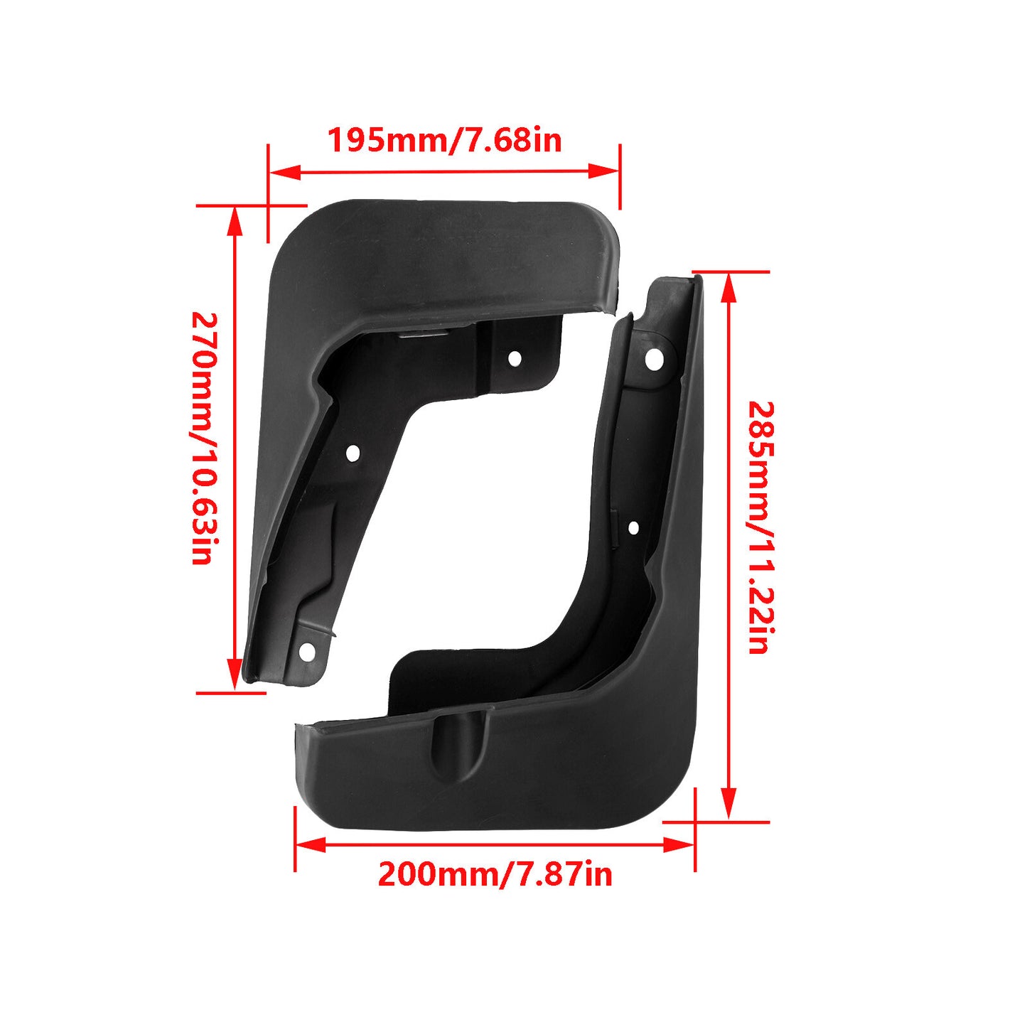 ya 5 8.7 4X for Toyota BZ4X Splash Guards Mudguards Mudflaps Mud Guards Fender 2022-2024
