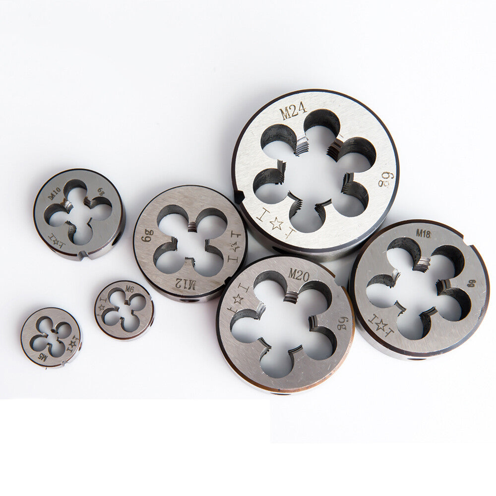 Select Size M2 to M52 Metric Left Hand Thread Die Round Threading Dies