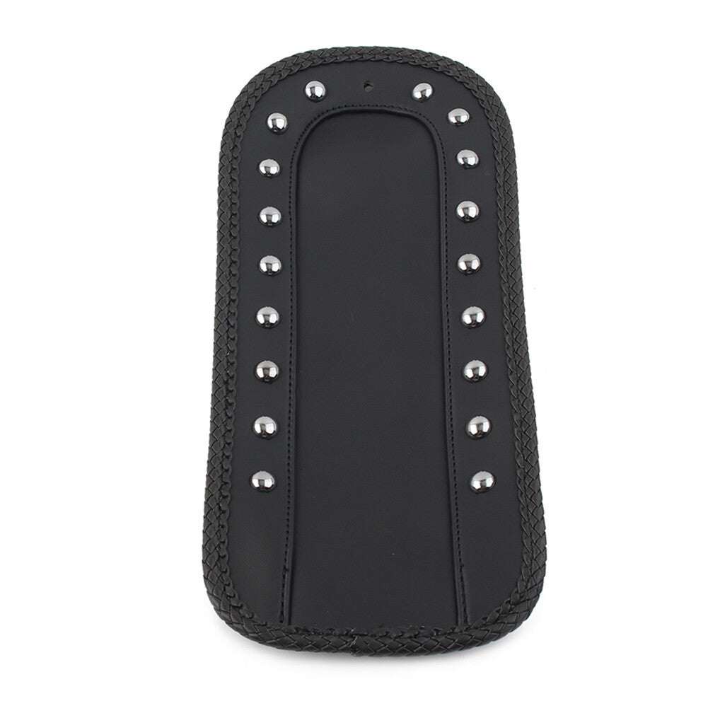 ya 5 8.7 for Harley Softail 84-06 Black PU Leather Rivet Rear Fender Bib Solo for SEAT