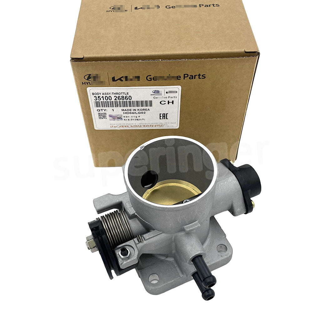 ya 27 7.20 35100-26860 Throttle body design suitable for 2006-2011 for Hyundai -accented for Kia Rio5 1.6L L4 (new)