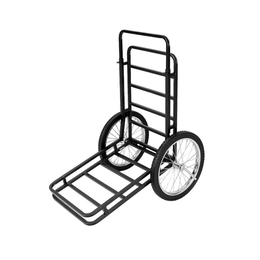 ya 28 Double-Layer Deer Cart with 20 Inch Rubber Wheels Black