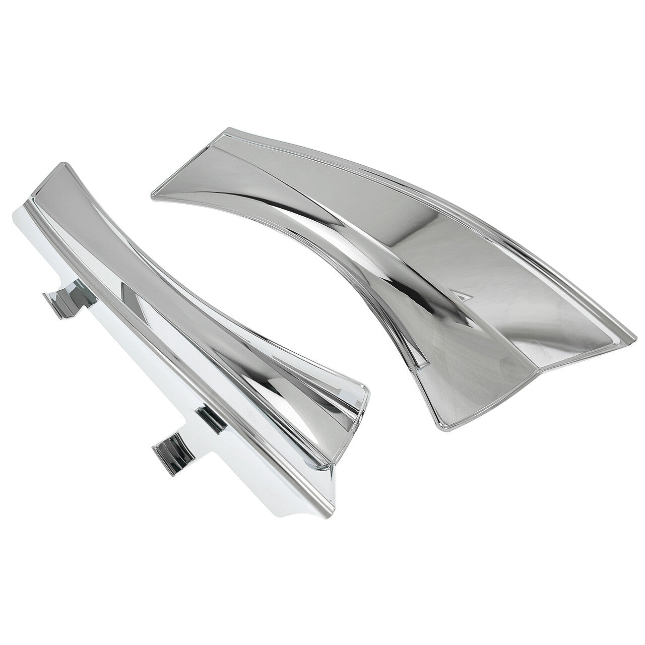 ya 5 8.7 Chrome Saddle Heat Shield Air Deflectors For Victory Cross Country Magnum 10-16