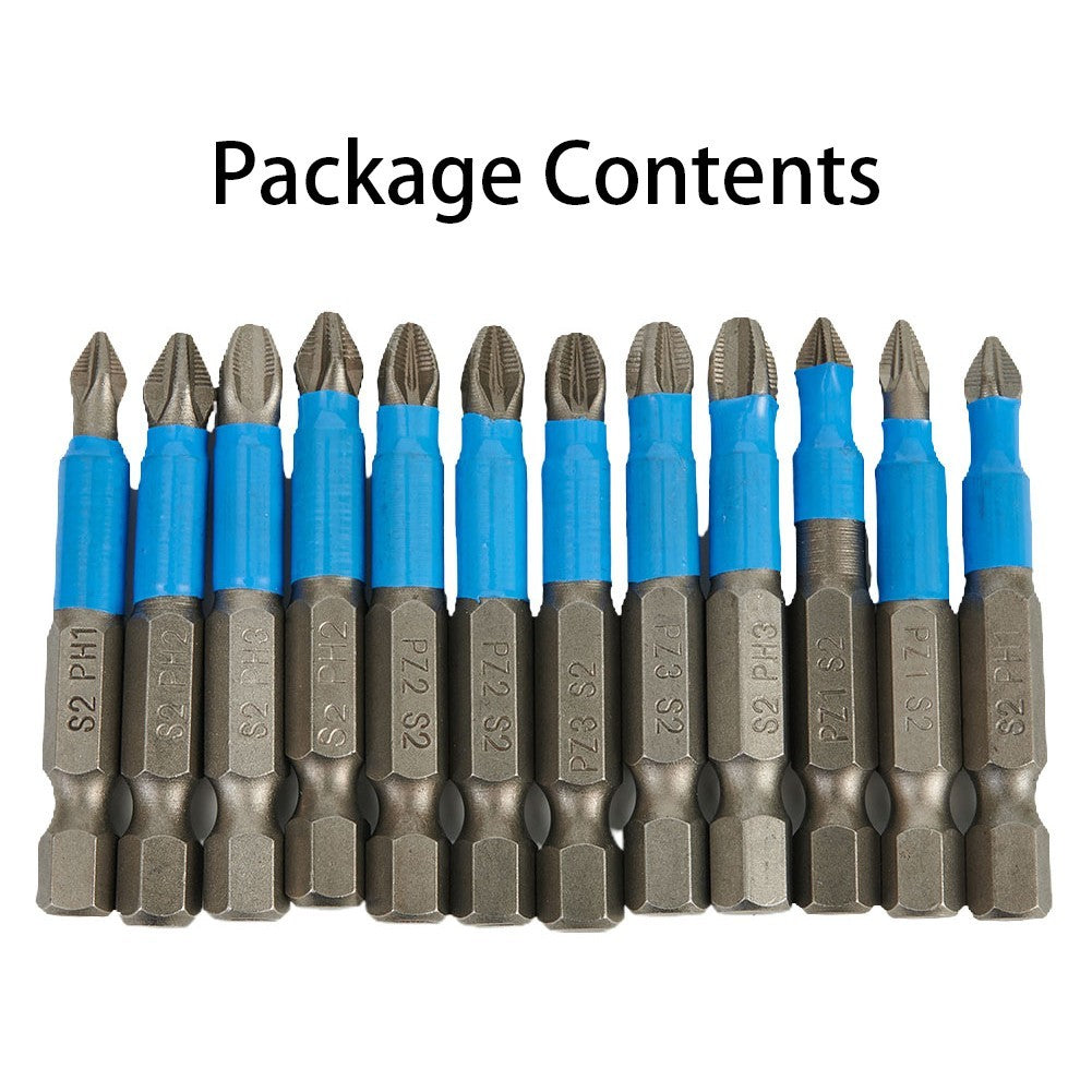 ya 26 Screwdriver Bit Magnetic Non-slip Drill PH1/PH2/PH3/PZ1/PZ2/PZ3 Nut Driver
