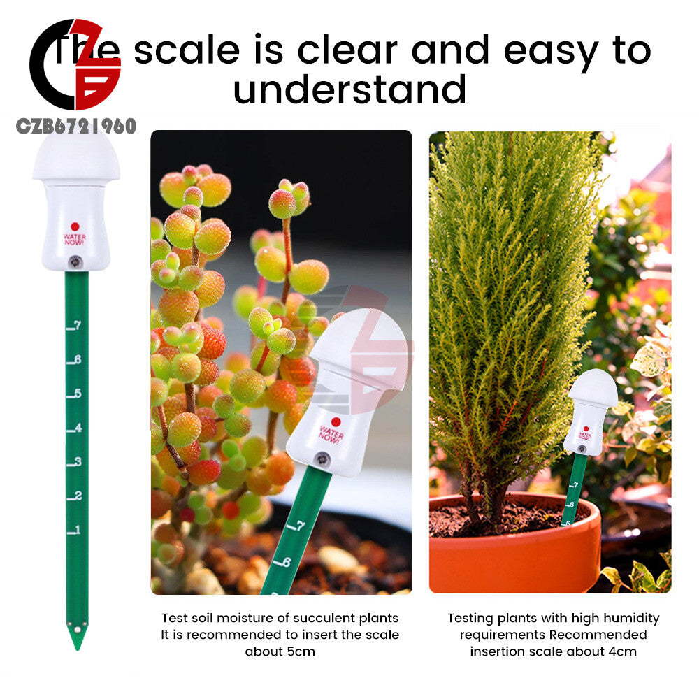 ya 26 LED Lights Alarm Moisture Sensor Moisture Monitor Detor Soil Humidity Tester