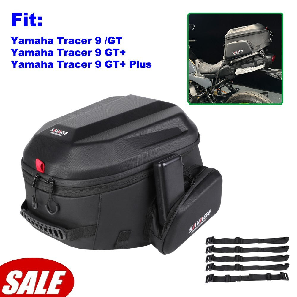 ya 12 5.21 For 2021-2025 for Yamaha Tracer 9 /GT Rear for Seat Luggage Tail Bag Storage Waterproof