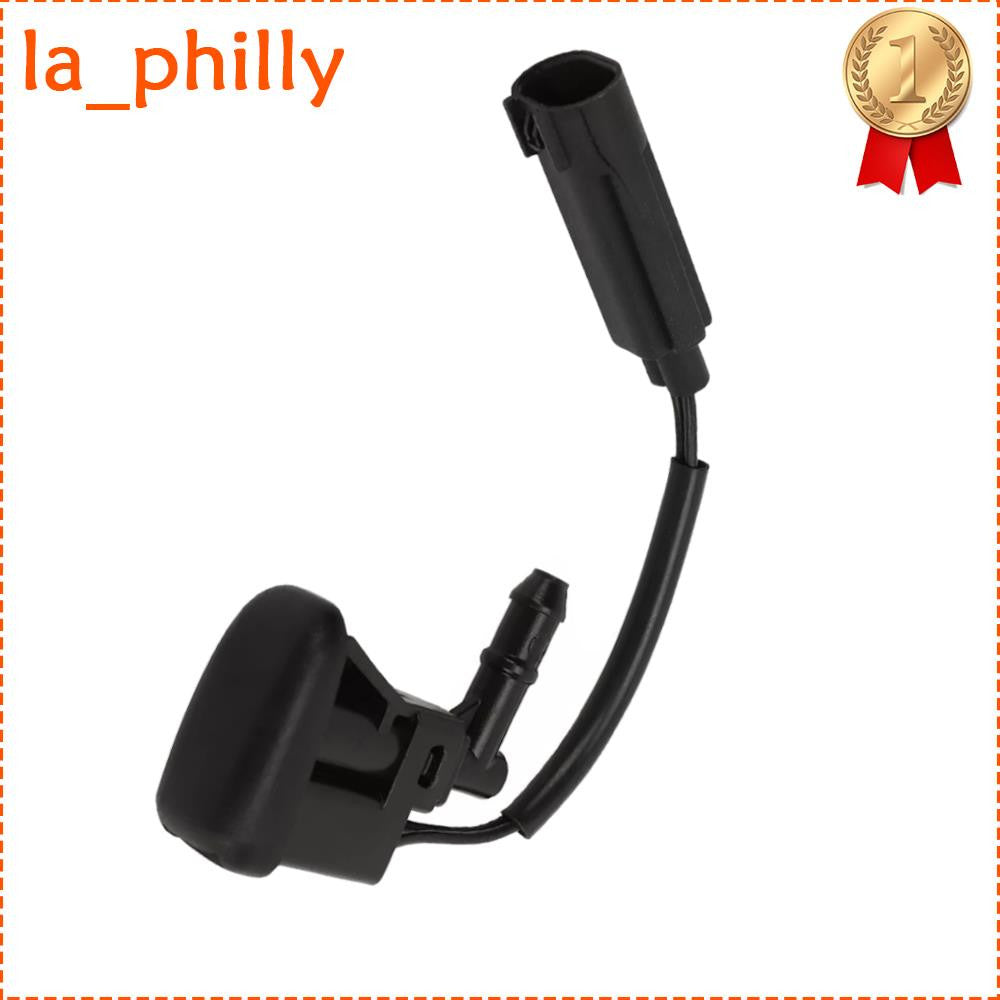 ya 13 For 3 Series E46 2002-2006 Heated Windshield Wiper Washer Nozzle Black Plastic