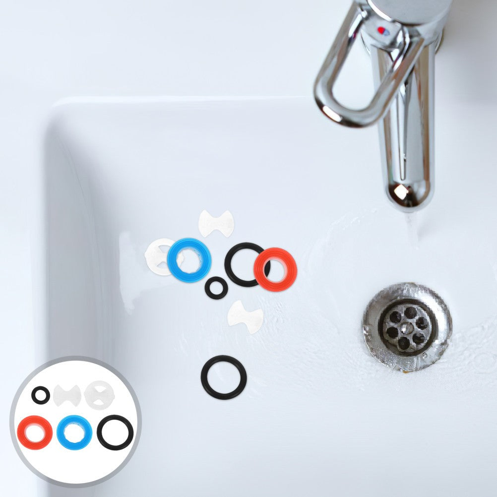 ya 14 8 Set Compression Faucet Washer Ceramic Disc Cartridge Replacement