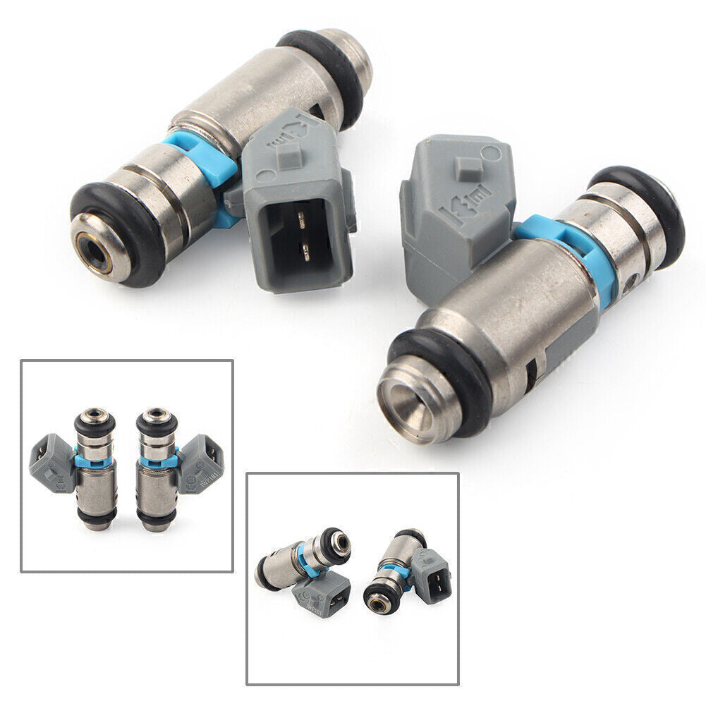 ya 3 6.23 2xAluminum Fuel Injectors for Harley-Davidson Sportster Custom XL 1200C SIL U8