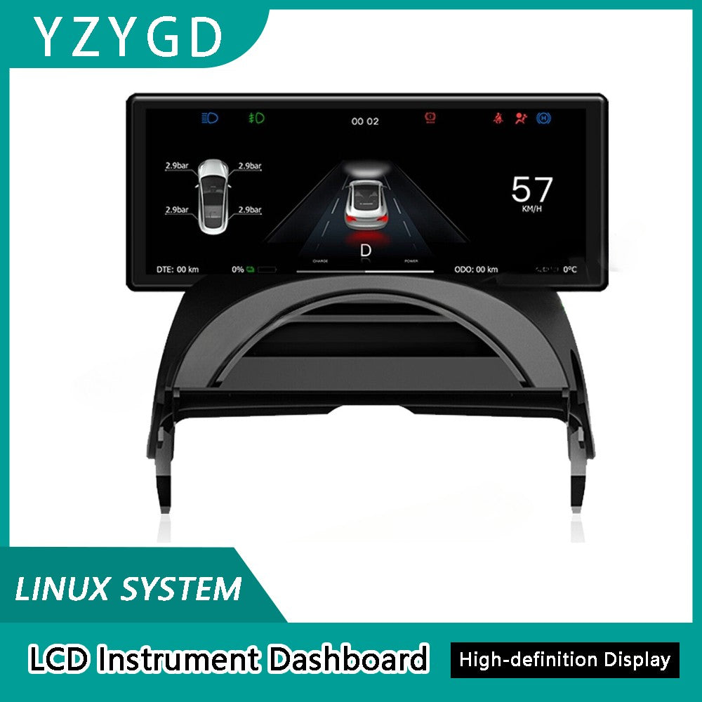 ya 2 6.29 for Tesla for Model 3 /Y 6.2 Digital LCD Instrument Cluster Speedometer Dashboard