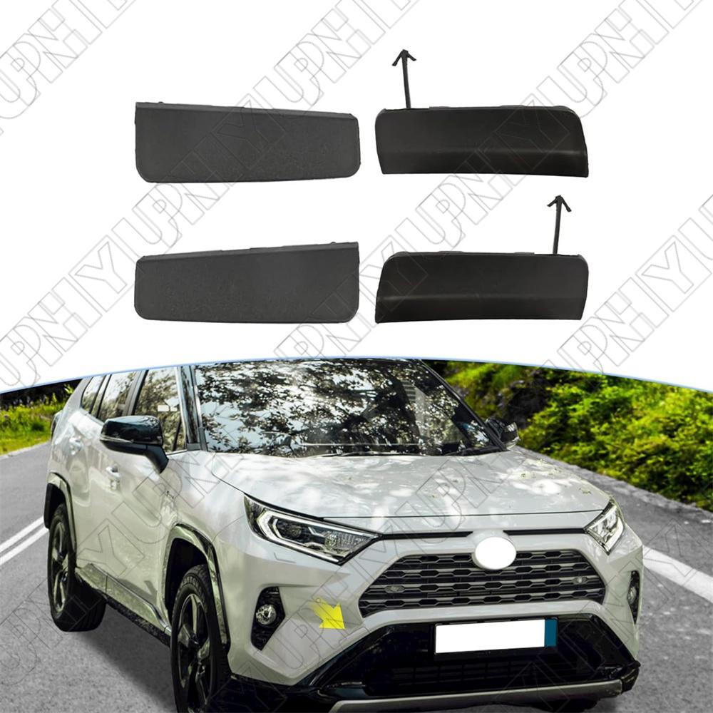 ya 27 6.18 4Pcs Front Bumper Tow Hook Cover Cap for Toyota RAV4 LE 2019 2020 2021 2022 2023