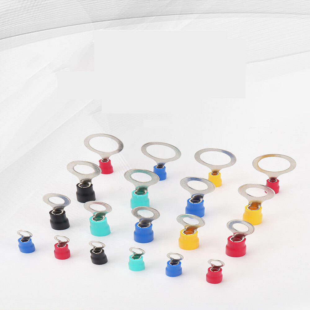 Rv Series Round Pre-insulated Terminal O-type Cold-pressed Terminal Copper Nose