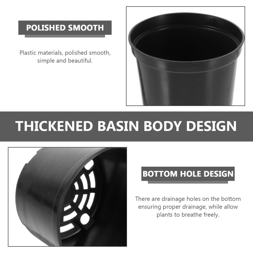 ya 14 20 Pcs Plastic Flower Breeding Cups Plant Nursery Pots Lightweight