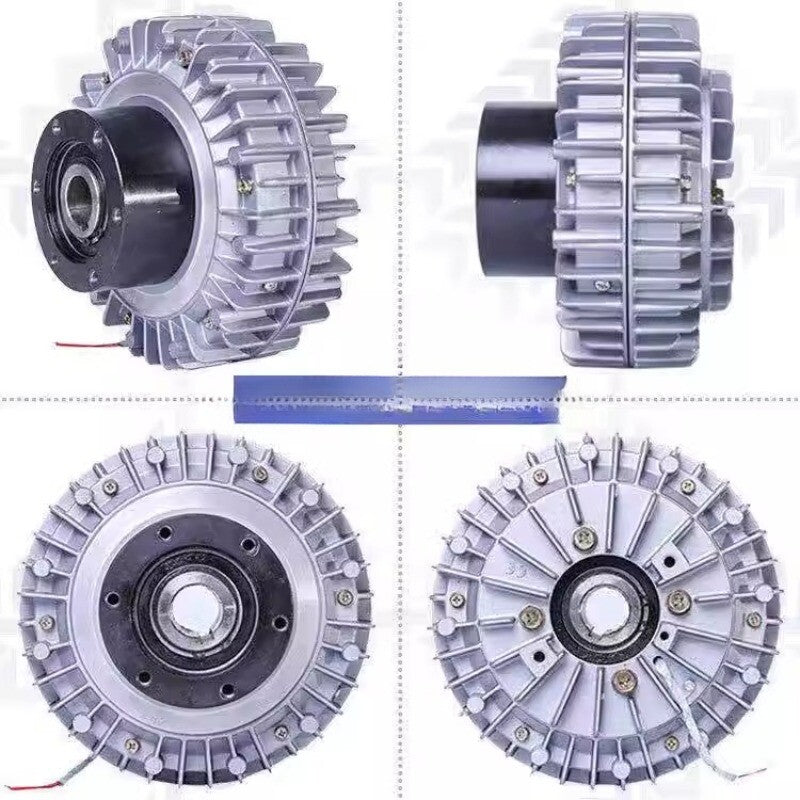 Hollow Powder Clutch Brake Housing Rotary Inflatable Shaft Tension Controller