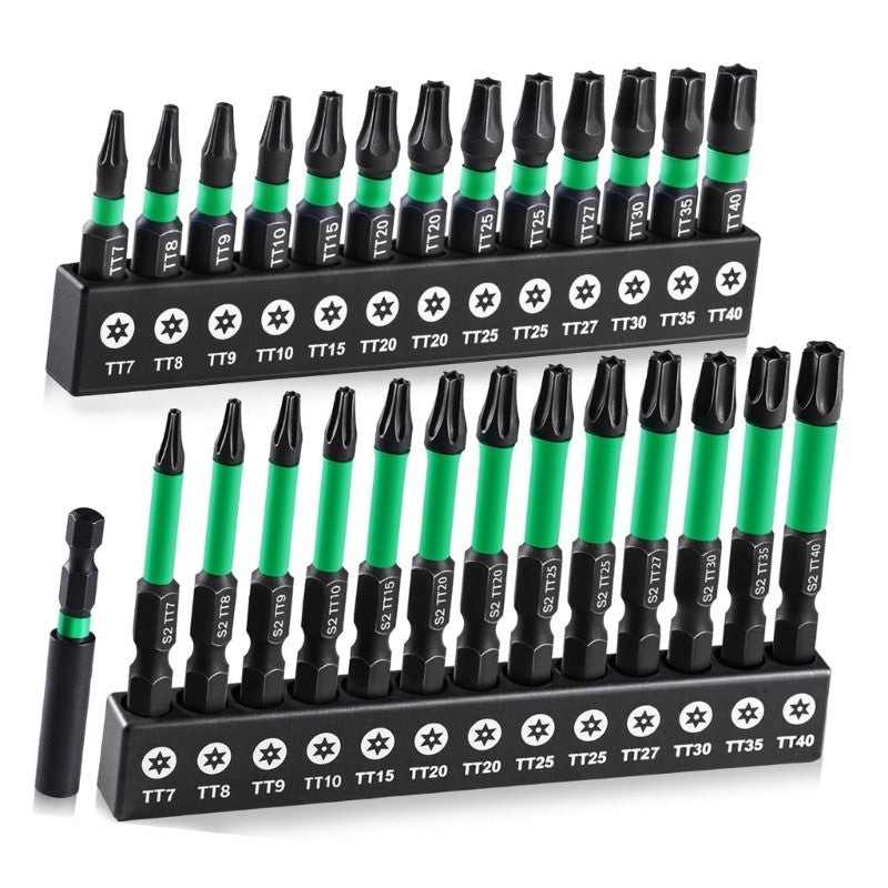 ya 26 27Pcs Steel Adapter Driver Bits Screwdriver Bit Tool For Multiple Surfaces