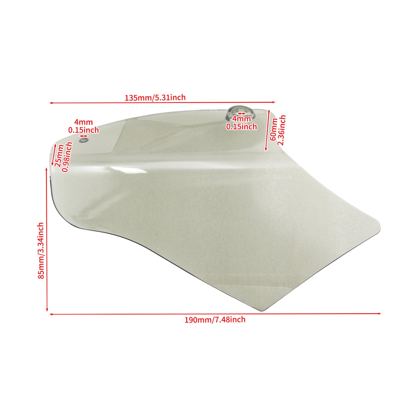 ya 5 8.7 Smoke Saddle Heat Shield Air Deflectors Fit for Harley Softail Fat Boy 2000-2017
