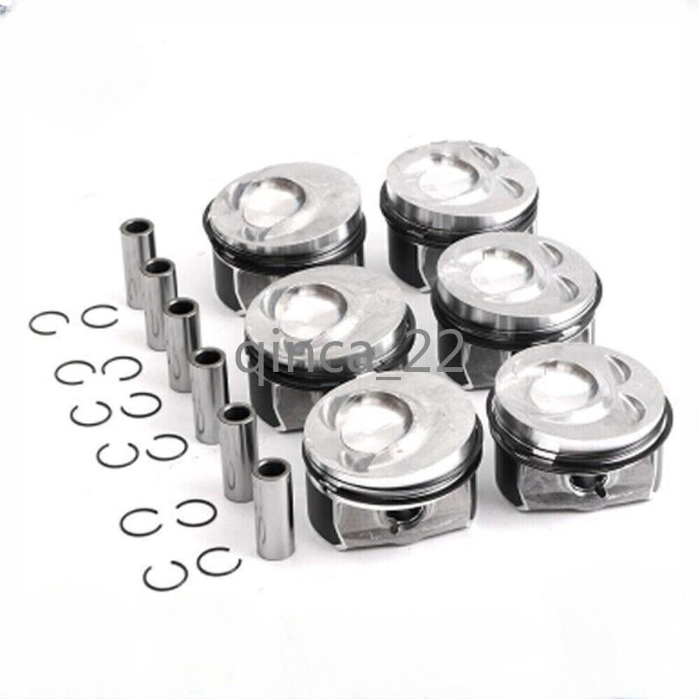ya 3 6.25.2 6-Piece Engine Piston Ring Set for Porsche for Cayenne for VW for Passat for Audi Q7 VR6 3.6L FSI