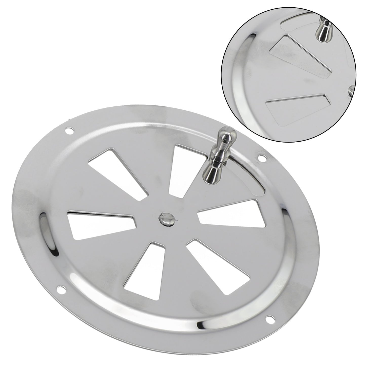 ya 2 7.16 Marine Air Vent Butterfly Accessories Boat Replacement Stainless Steel