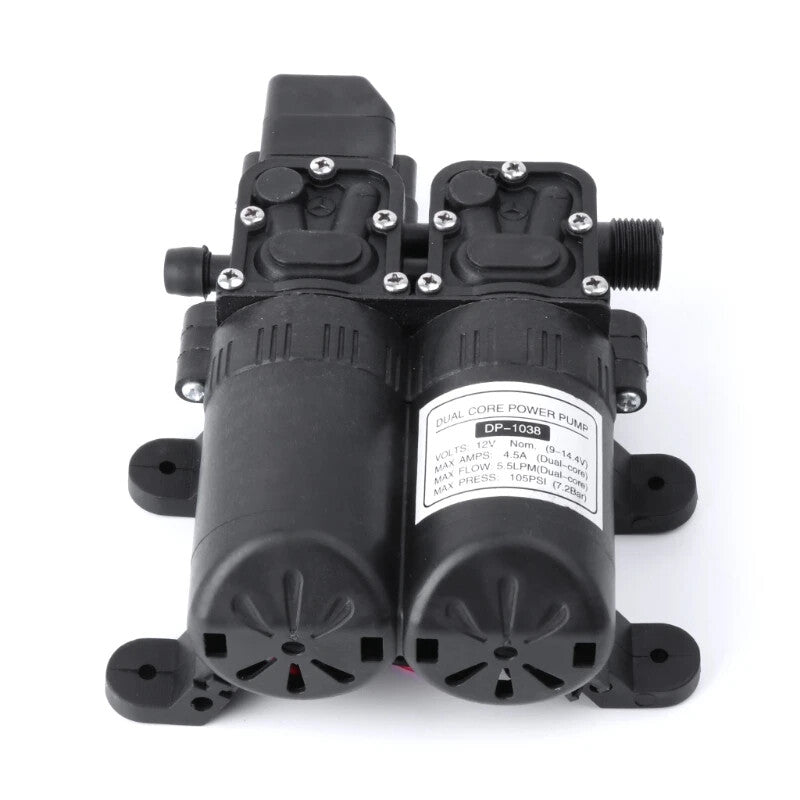 High Power Pressure Double Pump 12V DC Mini Electric Water Motor Machine