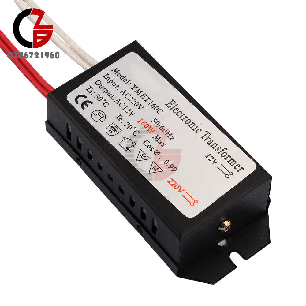 ya 14 60/120/160W AC110V/220V To AC12V Halogen Lamp Light Electronic Transformer DIY