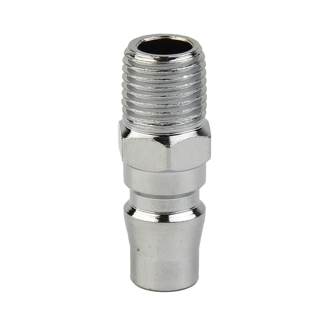 ya 14 Thread Adapter Air Fitting Coupling Silver Thread (20PM) W:15 H:15 L:50