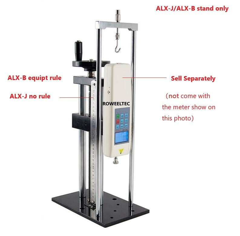 ALX-J Test Stand for Anlog & Digital Force Meter / Push-Pull Gauge 500N B