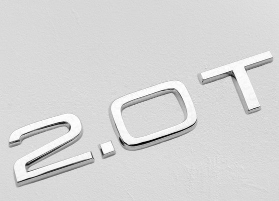ya 1 8.5.1 9.5 Inch Car Trunk Badge Boot Back Emblem Decal Decal for Chrome