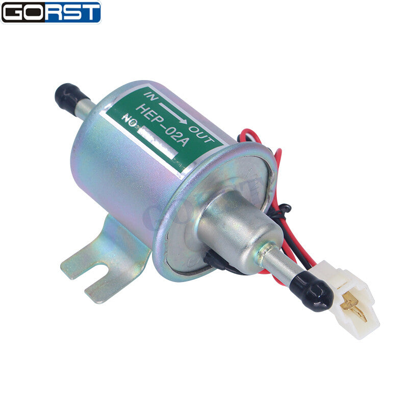 ya 27 7.2 HEP-02A 12V Electric Fuel Pump for In-line Universal Low-Pressure Gasoline Diesel Vehicles and Marine Vehicles