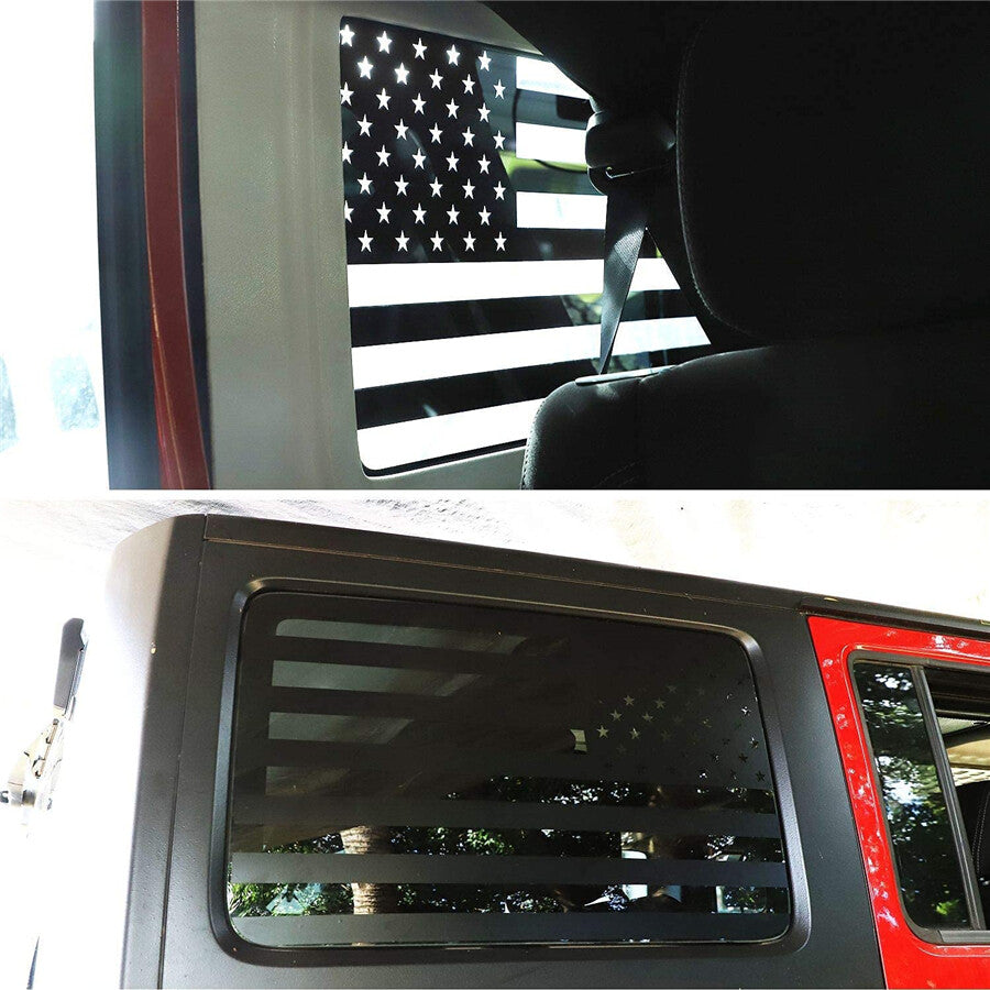 ya 5 8.7 American Flag Window Decal Sticker Fit for Jeep for Wrangler JK JKU 2007-20