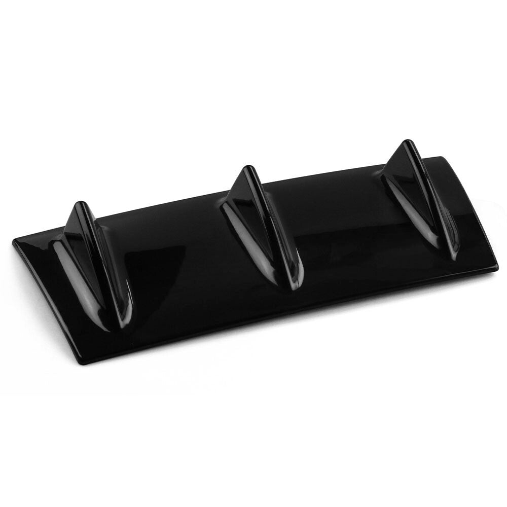 ya 4 6.17 14 Rear Bumper Lip Chassis Diffuser Spoiler Shark 3 Fin Style Protection Spoiler