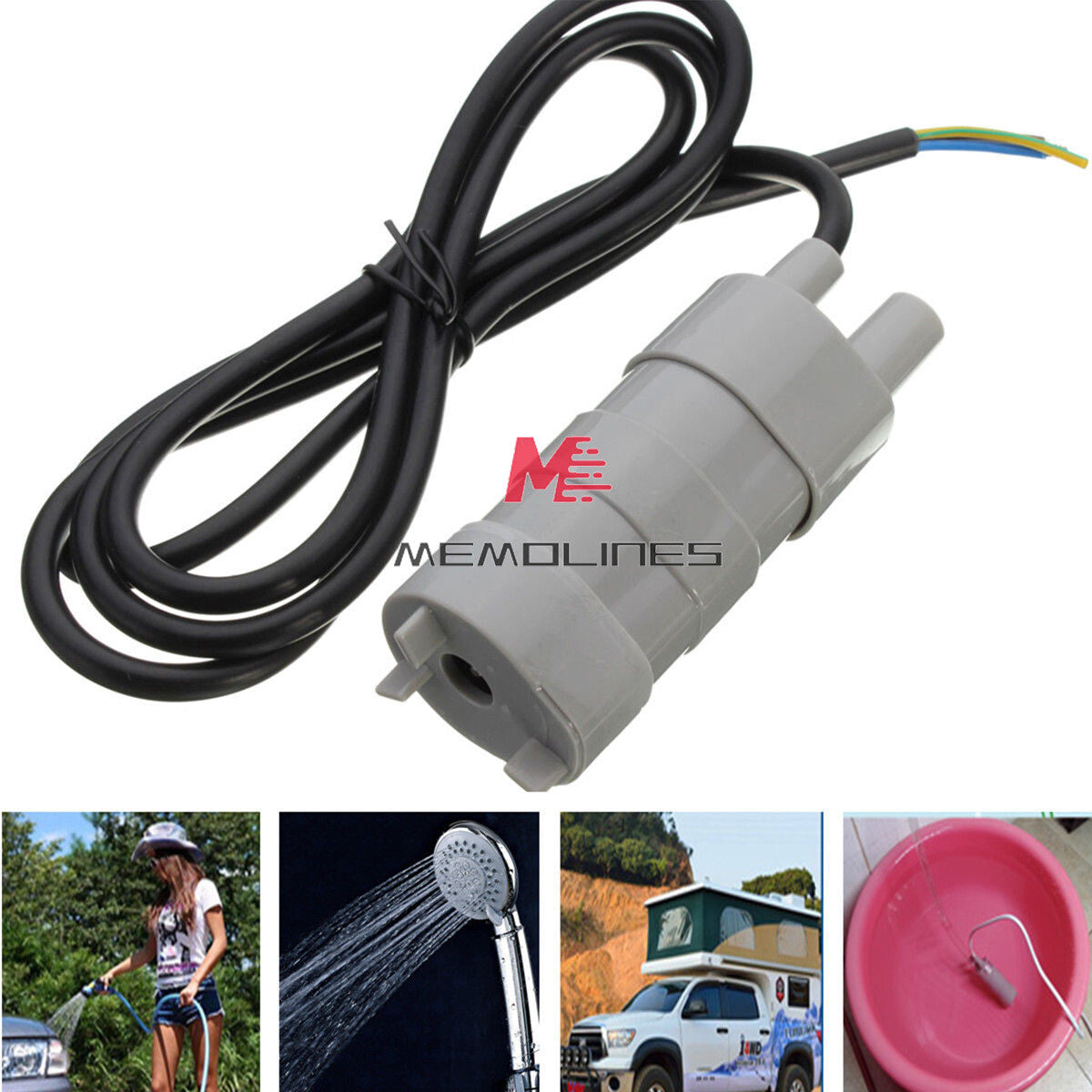 ya 25 Submersible Pump Immersible Pump Under Water Pump Bath Pump 600L/H 5M DC12V