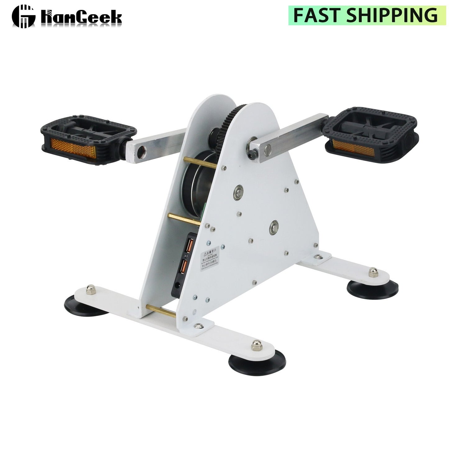 ya 26 50W Portable Pedal Power Generator Fitness Gear with Two USB Ports for Charging