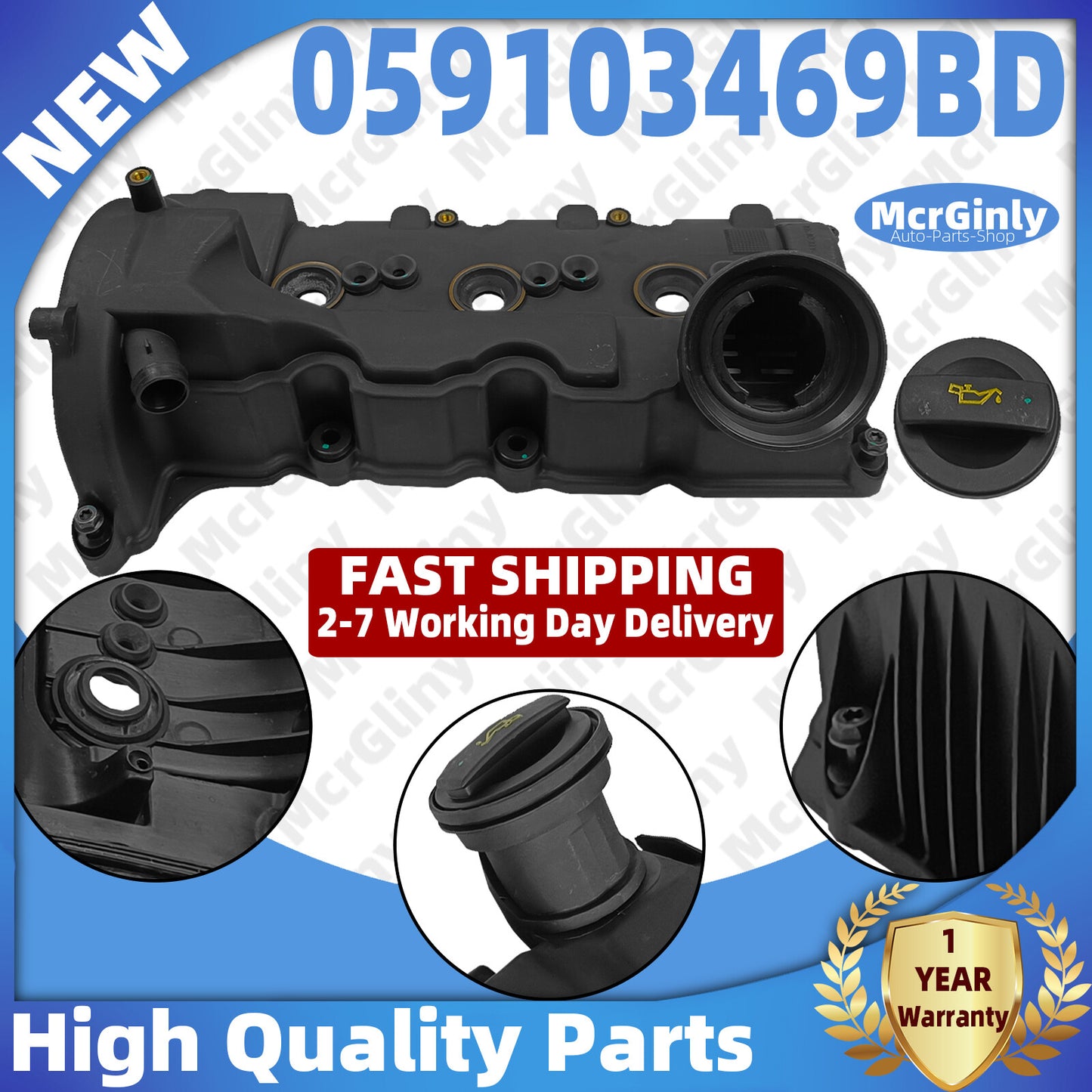 ya 11 6.5 3.0T Engine Valve Cover With Cap 059103469BD for Audi A5 A6 A7 for A8 for Q5 059103469AT