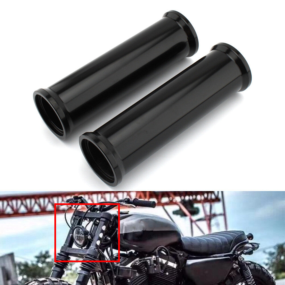 ya 4 6.17.2 for Harley Sportster XL883 1200 00-21 Upper Fork Tube Front Shock Absorber Cover