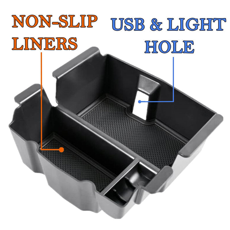 ya 5 8.7 For 2020-2024 for Jeep for Wrangler Gladiator Center Console Organizer Tray Storage Box