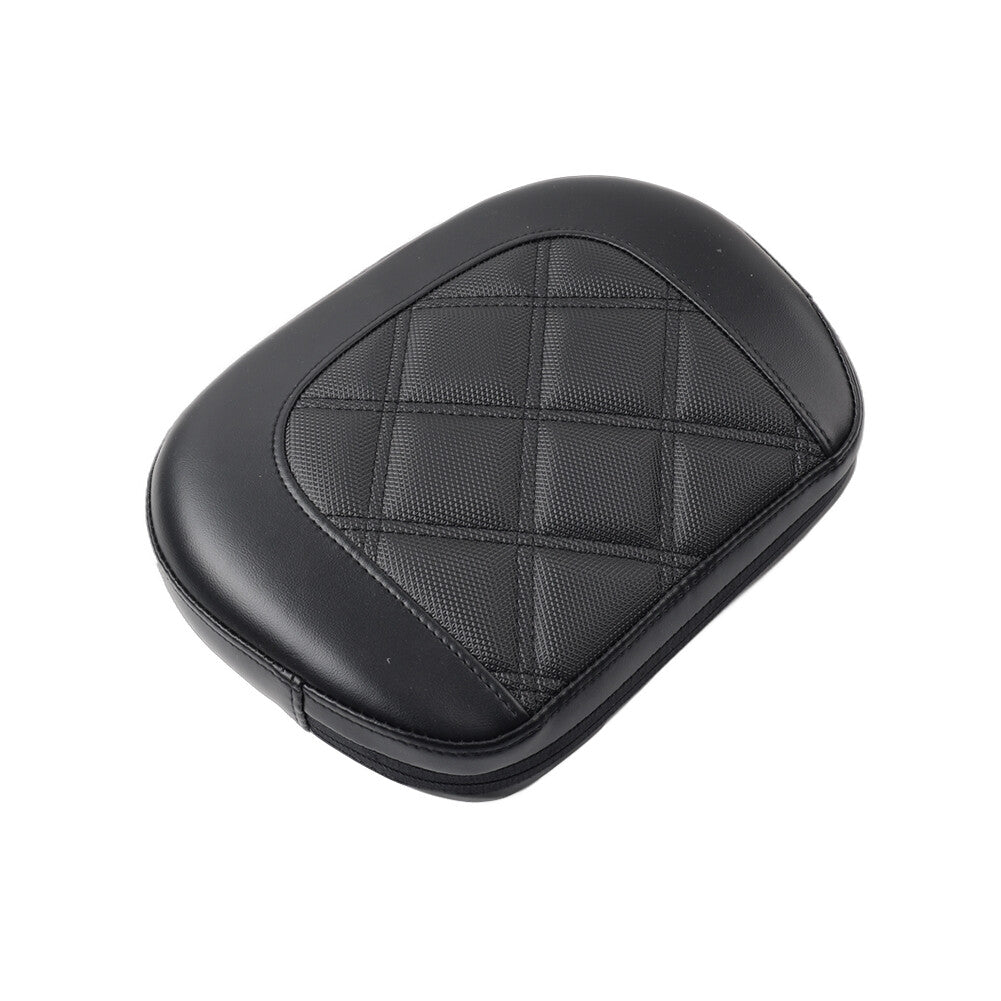 ya 3 6.25.3 Black Stitching Passenger Sissy Bar Backrest Pad for Harley Electra Road Glide