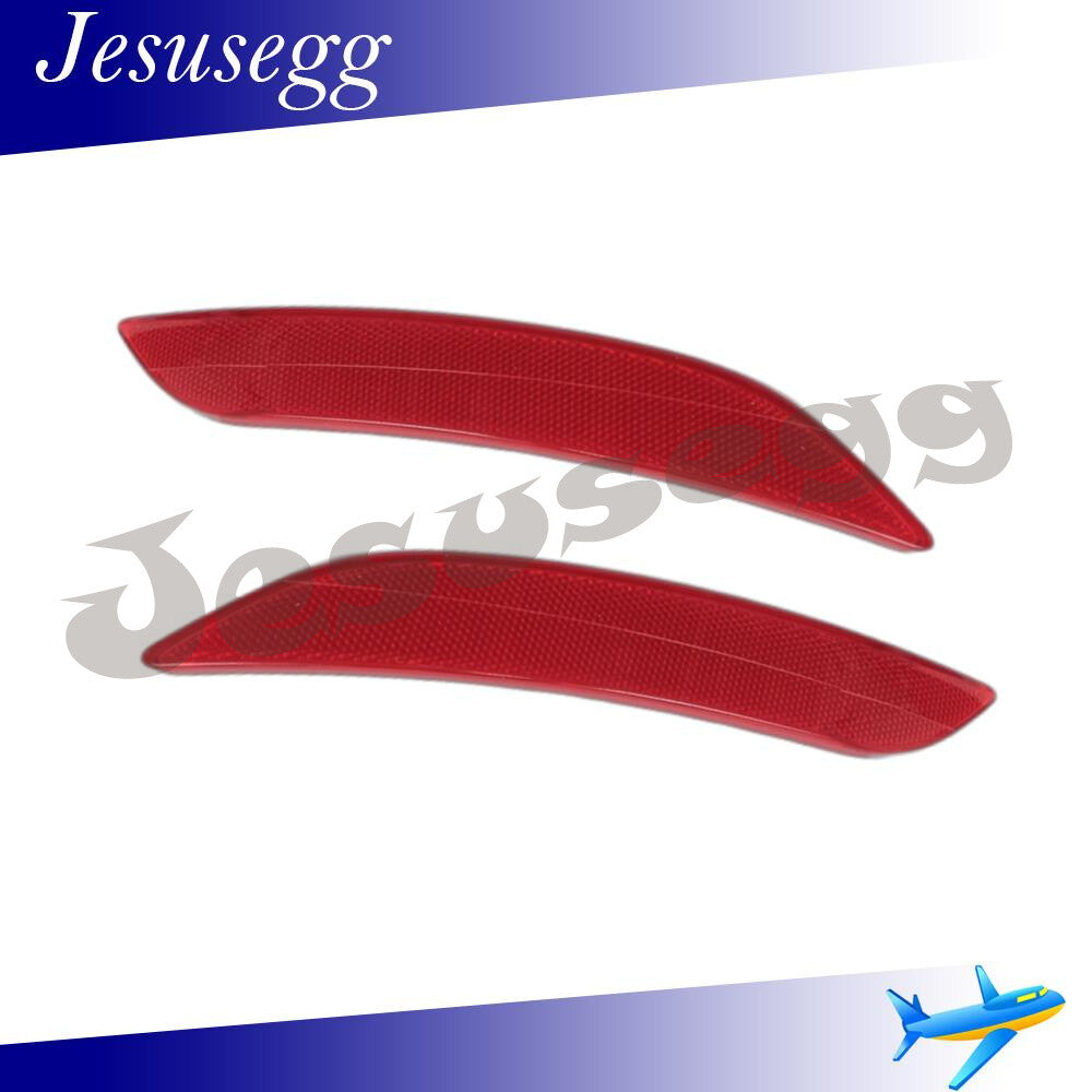 ya 27 6.18.2 2x Rear Bumper Reflector Right+Left Side for BMW Z4 Series E89 2008-2016 Red