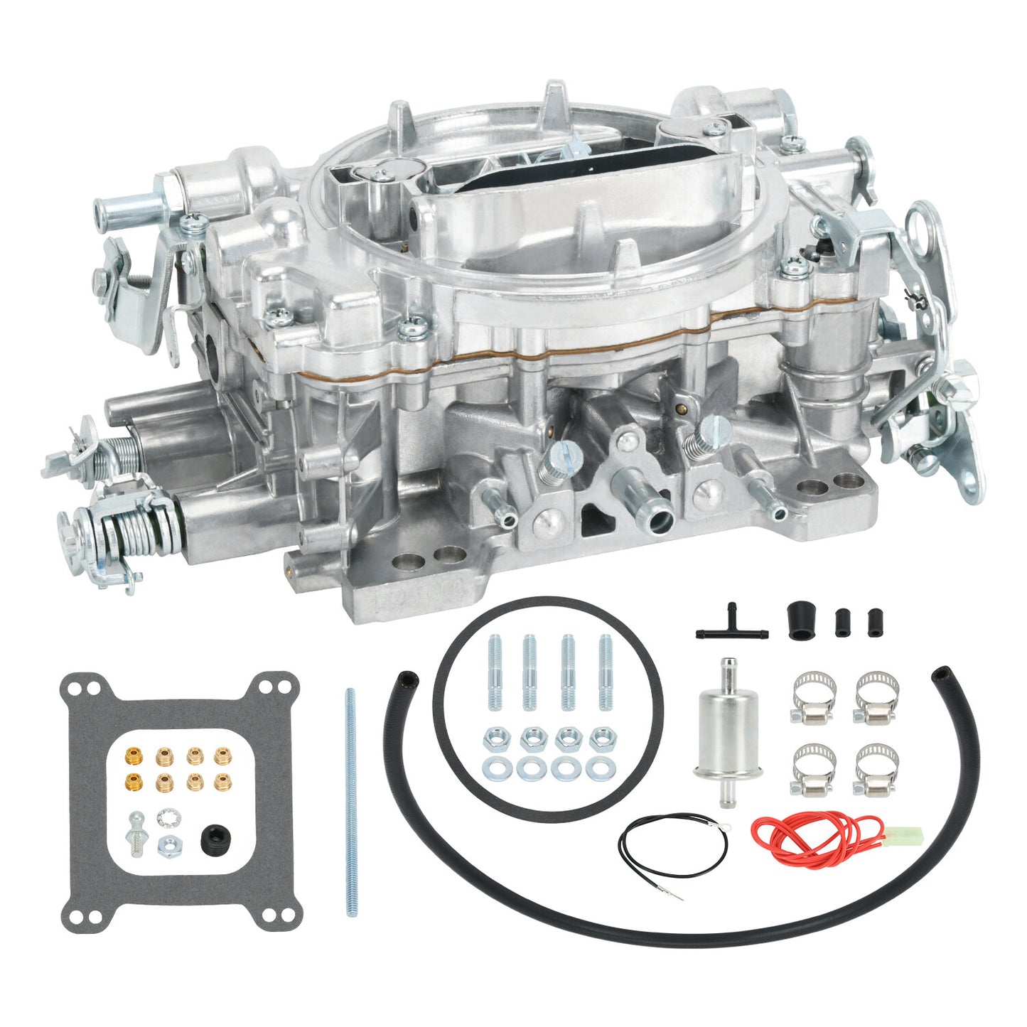 ya 3 6.25.2 4 Barrel Carburetor for MAN ual Choke Square Bore For 1405 Performer 600 CFM