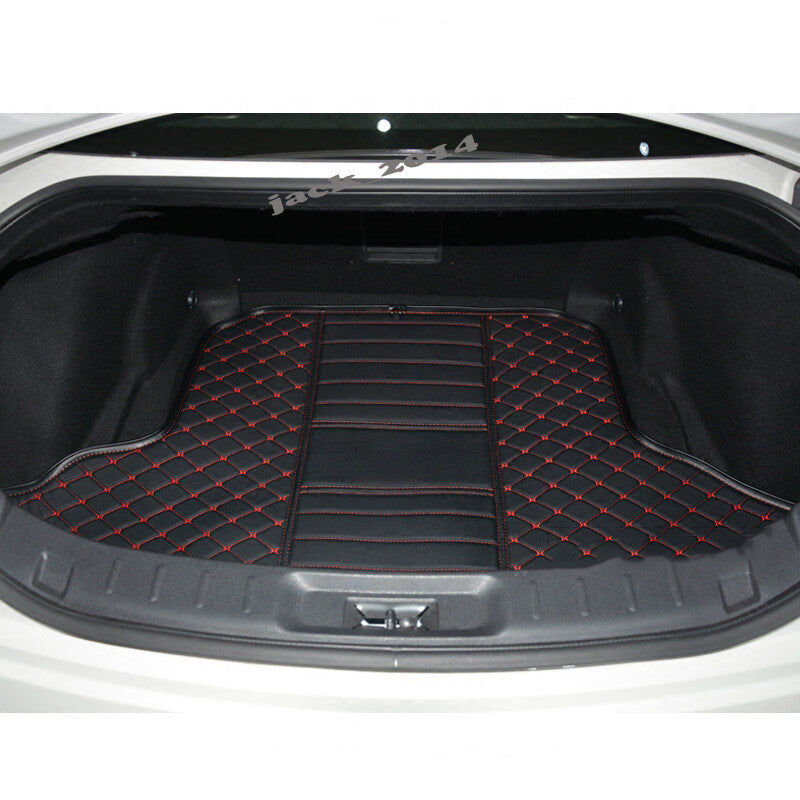 ya 5 8.7 Rear Trunk Cargo Boot Liner Tray Carpet Floor Mats for Nissan GTR R35 2009-2017