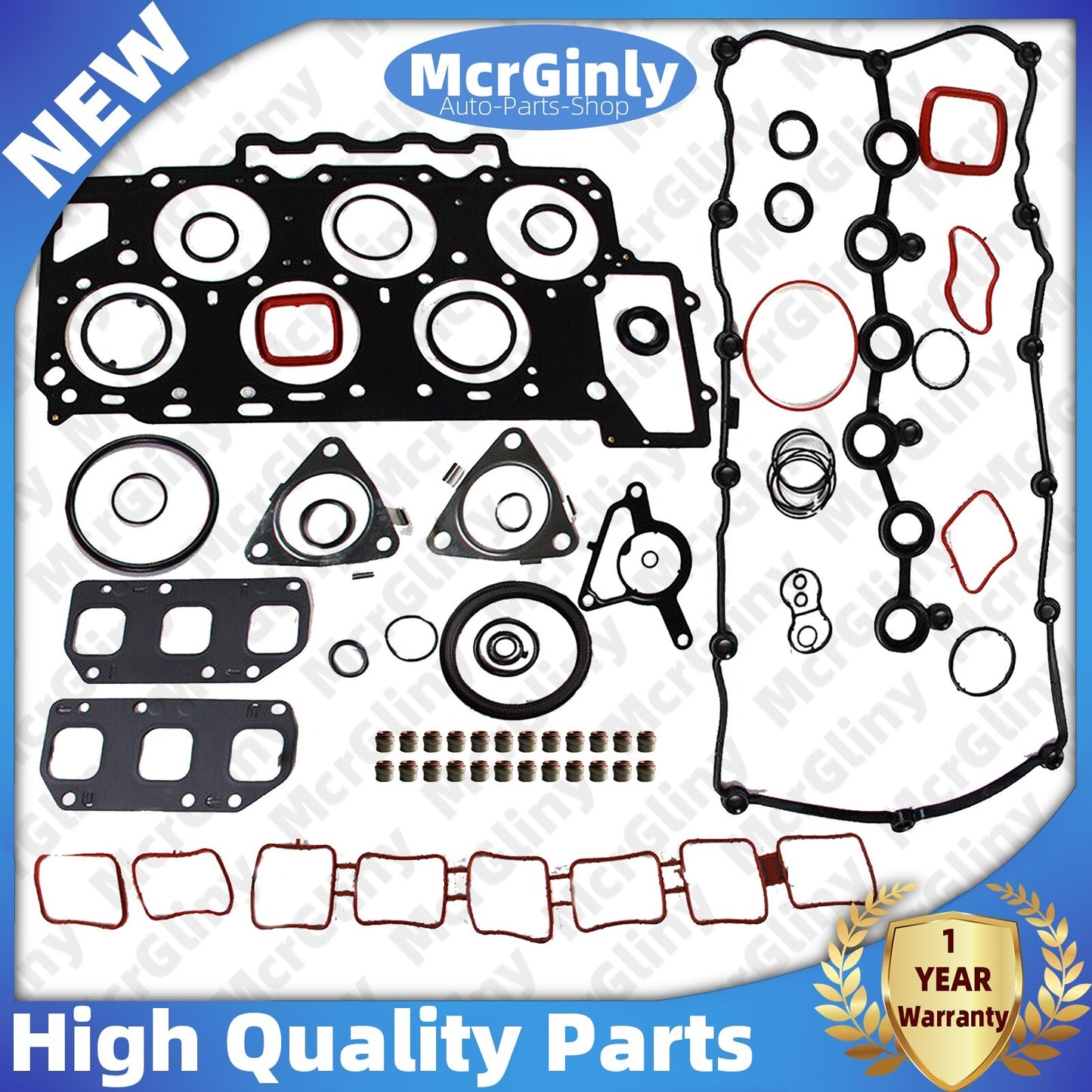 ya 5 6.15.2 3.6L Engine Gasket Kit Repair Seals Set for VW Eos for Passat CC Touareg for Audi Q7