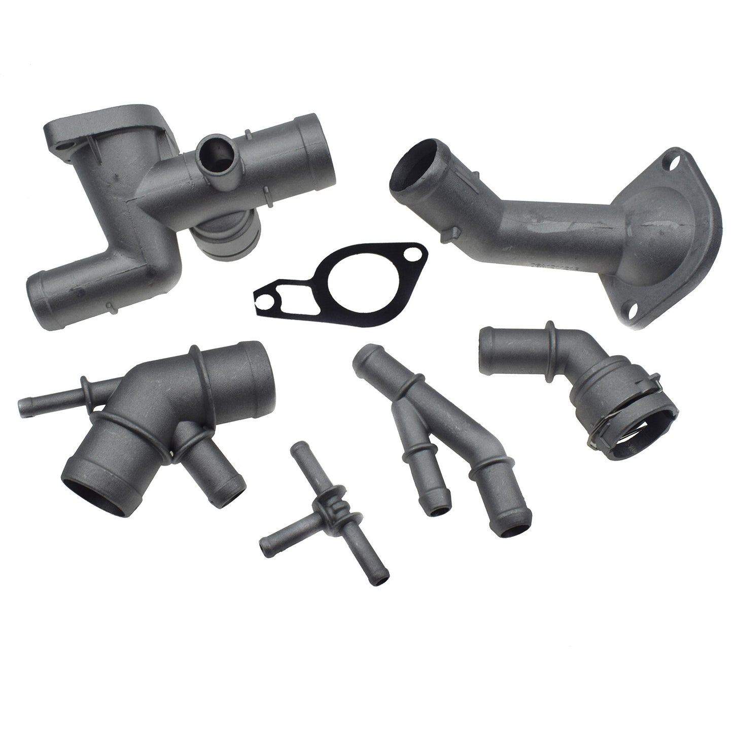 ya 3 6.25 Aluminum engine coolant flange pipe set of 6 pieces suitable for VW for Golf for JETTA CC