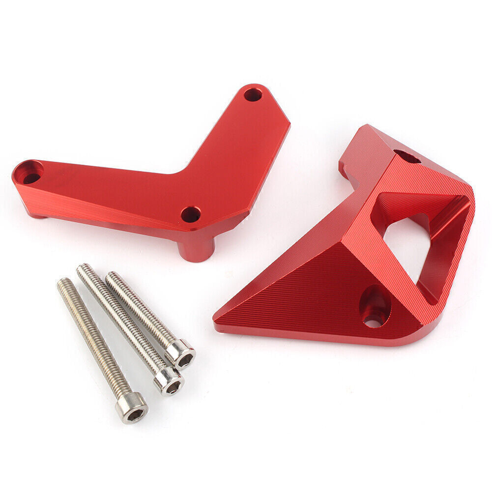 ya 3 6.23 2x CNC Engine Stator Case Cover Fit for Kawasaki Z1000 2010-2019/Z900 17-2019 Red