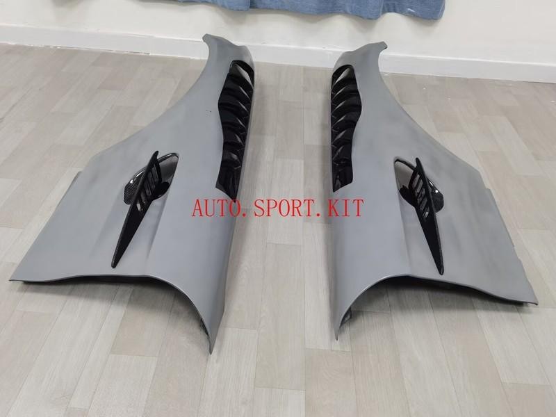 ya 4 6.17 Front Bumper Side Fender with Carbon Fibre Vent for AMG GT GTS