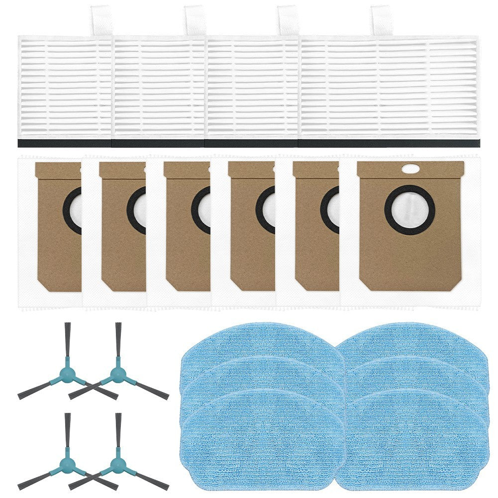 ya 25 For Conga 7690 Immortal Max Home M Filter Side Brush Dust Bags Mop Cloths