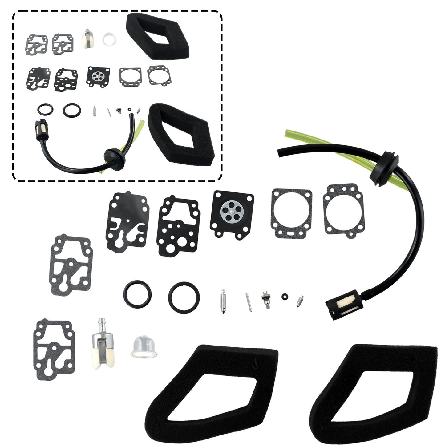 ya 14 HHB25 Carburetor Repair Kit HHH25 K20-WY Tool Replacement Spare Convenient