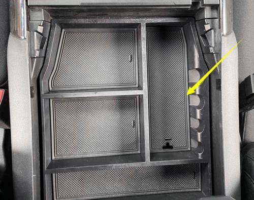 ya 3 6.23 ABS armrest storage box center console glove tray suitable for Ford F150 F-150 2021-2022