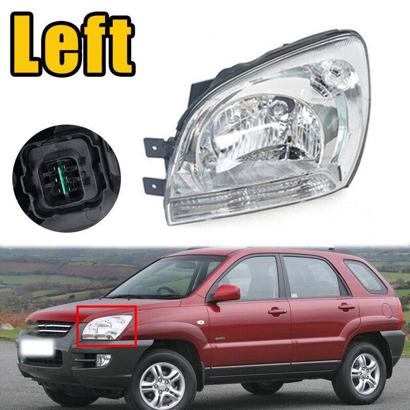 ya 10 5.28.2 1Pcs for Kia Sportage 2005-2008 Left Headlights Running Lights Headlights