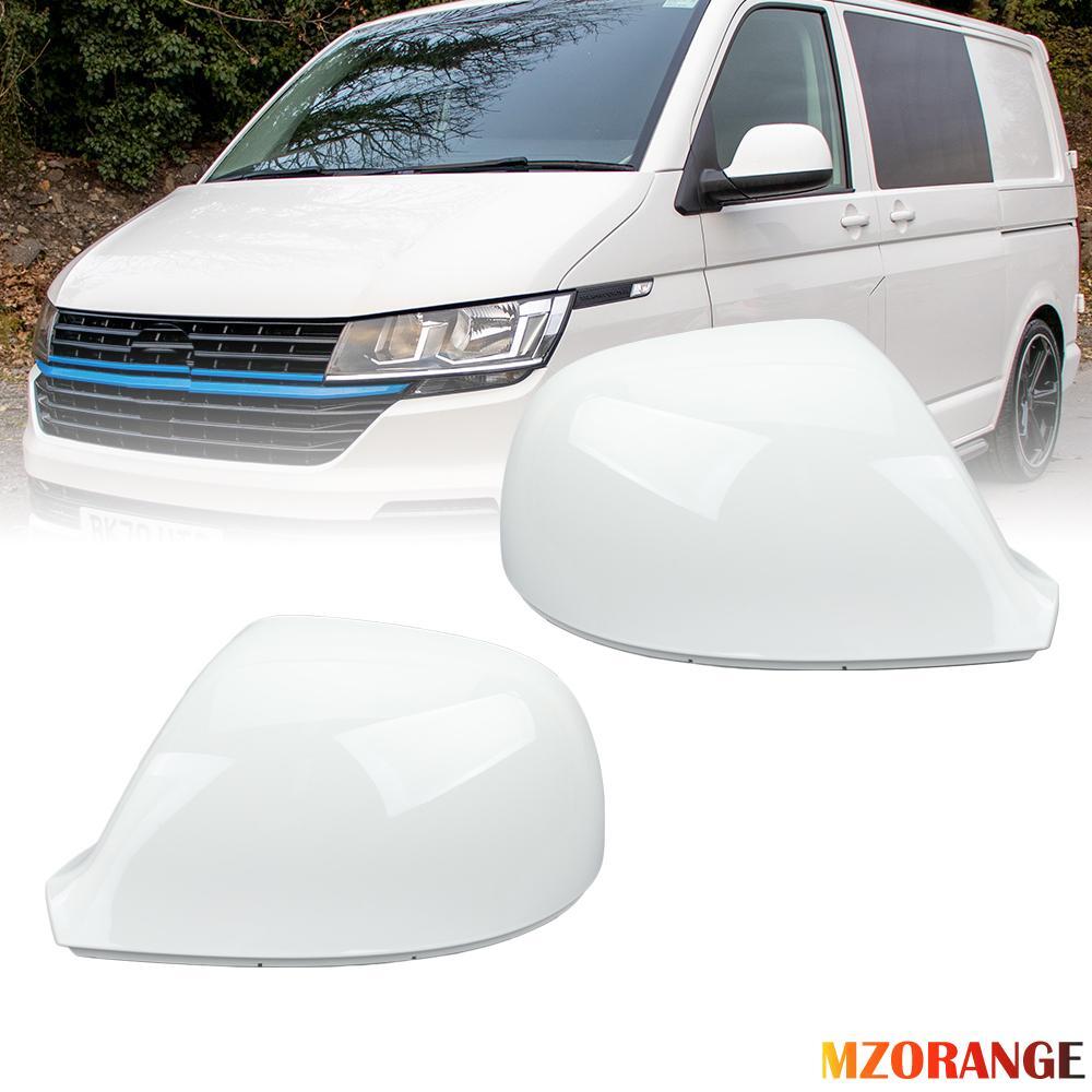 ya 1 8.5.1 2¡Á for VW T5 T6 Transporter Amarok 2010-2019 Spiegelkappe Au?enspiegel L+R Wei?