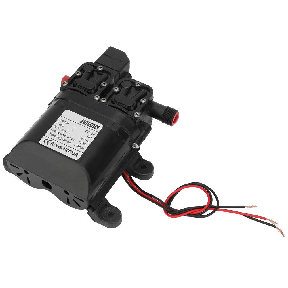 ya 25 DC 12V 120W High Pressure Self Priming Diaphragm Water Pump With Automatic NC