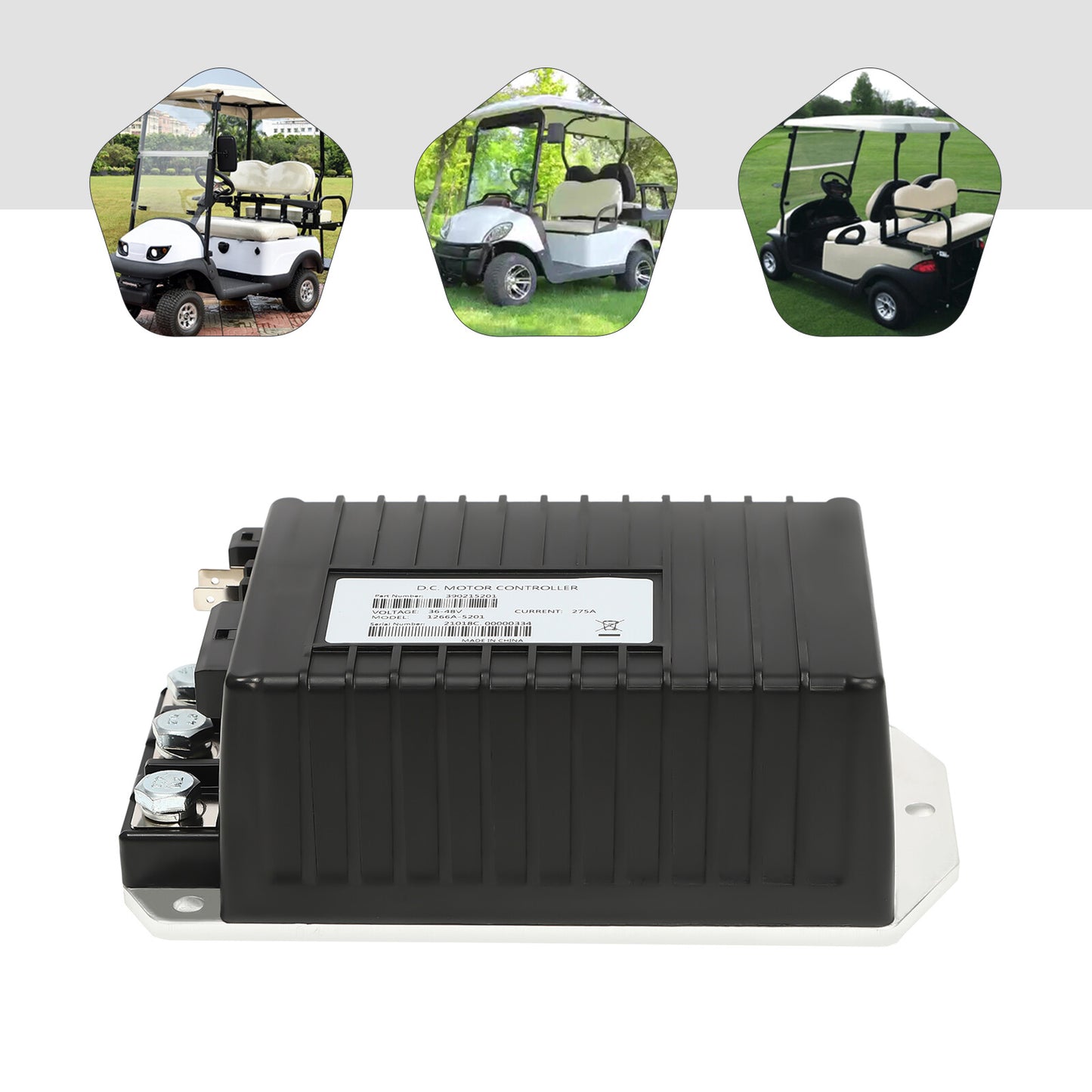 ya 5 8.7 1266A-5201 1510A-5251 Curtis DC Motor Controller FOR Club Car for Golf Cart 36V/48V